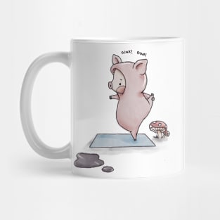 Yoga Piggy Mug